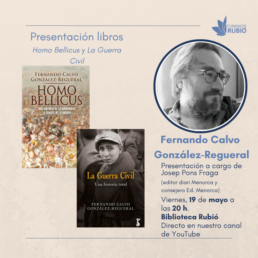 19.05.2023 Presentació dels llibres "Homo Bellicus" i "La Guerra Civil"