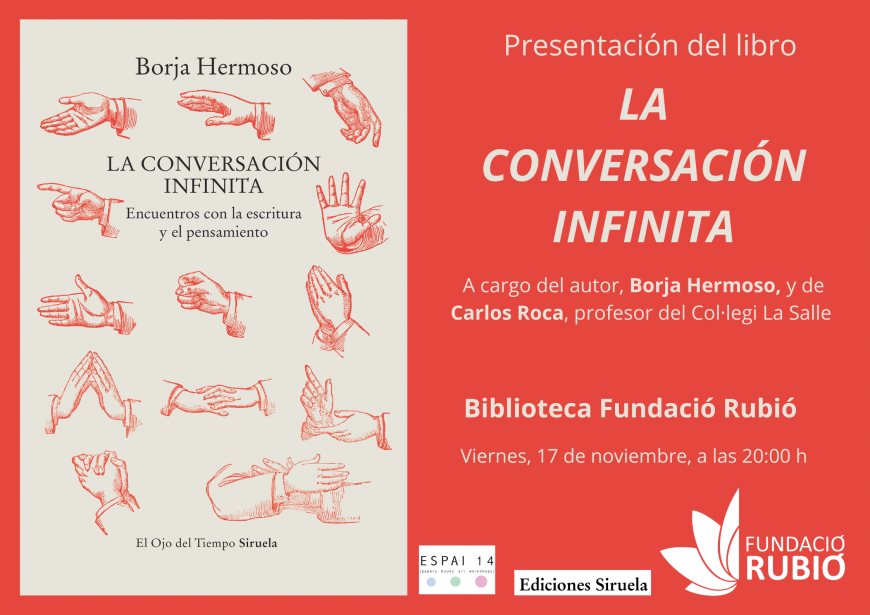 Presentació de llibre "La conversación infinita"